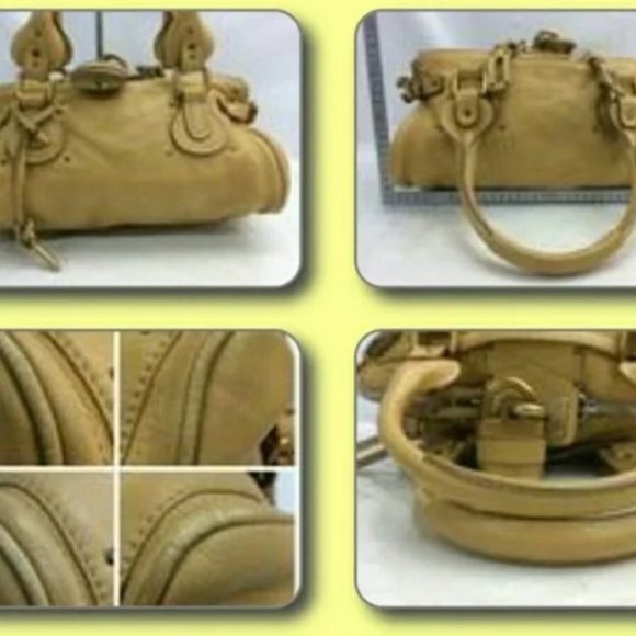 Chloe Paddington leather gold tote bag key lock - Picture 5 of 5